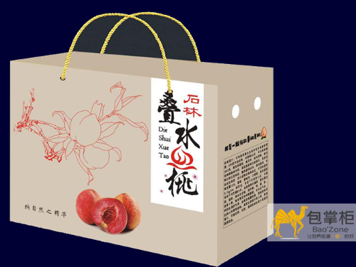 桃花開盡，桃香已濃！石林·板橋疊水血桃彩箱包裝盒定做